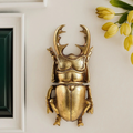 Gold Resin Beetle Wall Hanging Decor