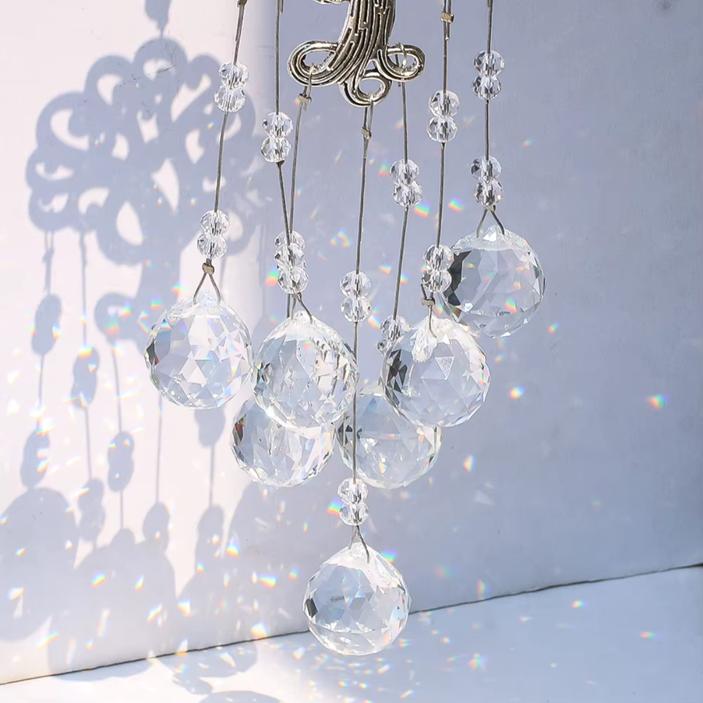 Tree of Life Crystal Sun Catcher Wind Chime
