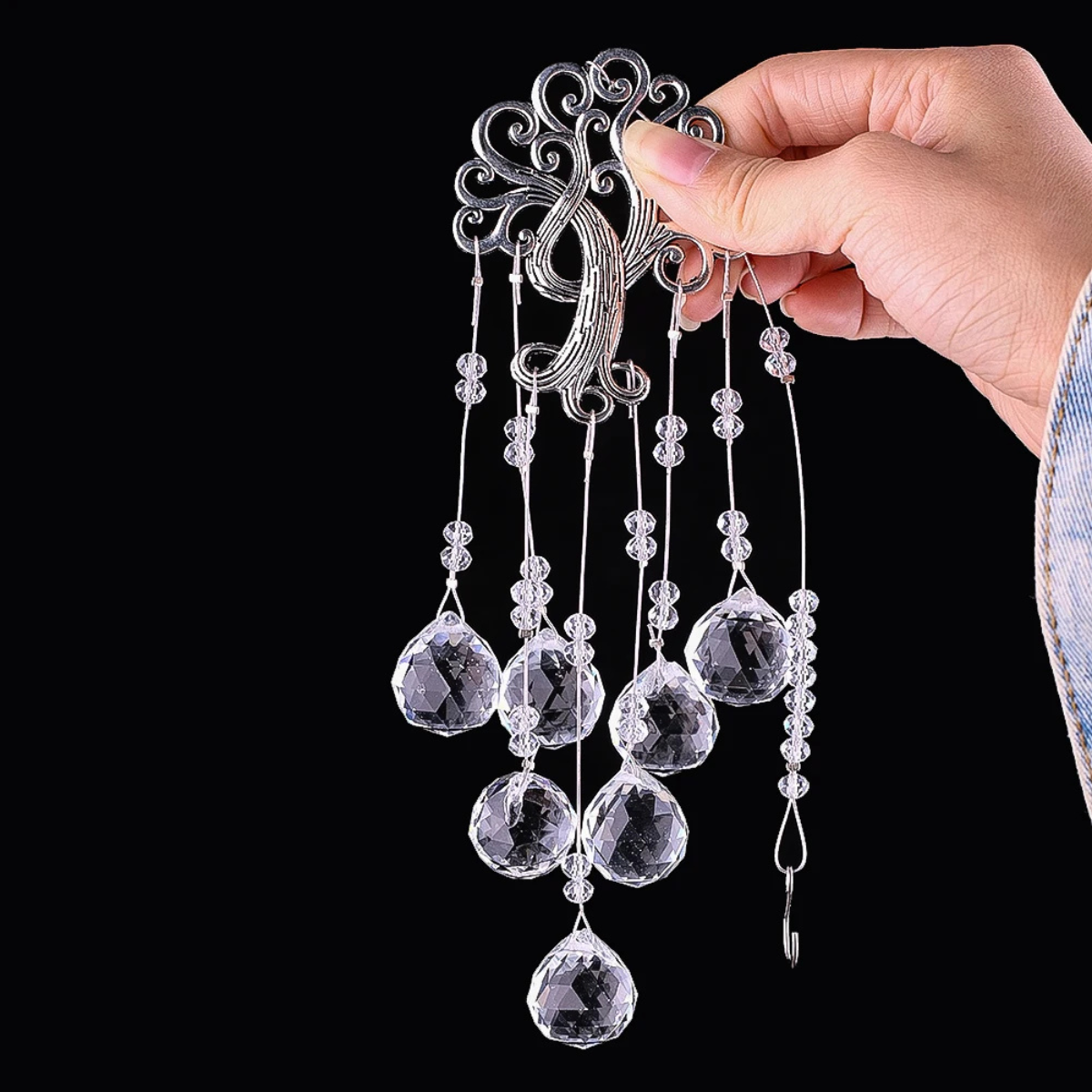 Tree of Life Crystal Sun Catcher Wind Chime